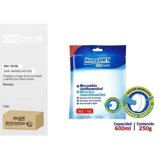 Comprimido de Recarga para Absorvente de Umidade 400g