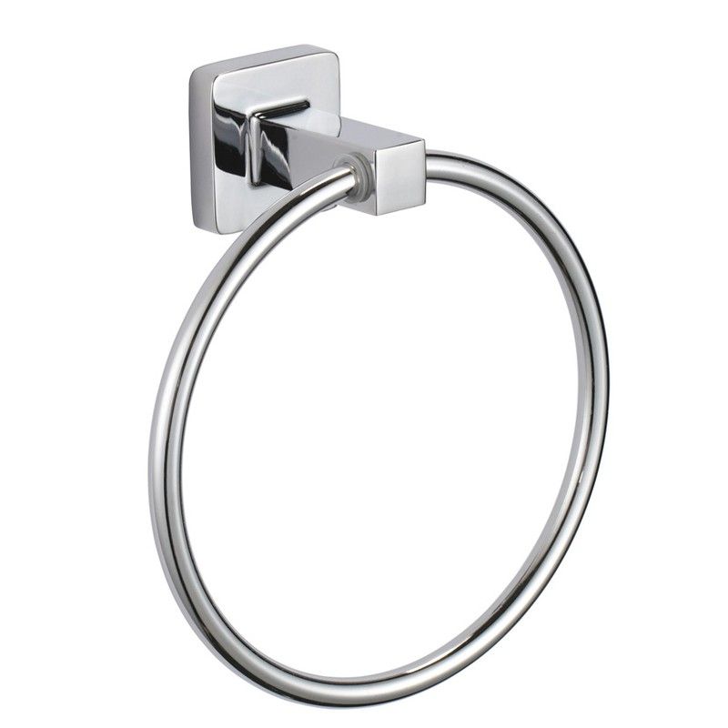 Accesorios de baño MSV Lucca Toallero Anilla Baño Cromado Lucca
