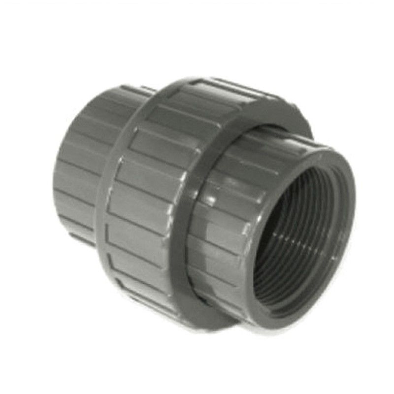 Accesorios PVC presión encolar CREARPLAST. Acc.Pres.Enc. Enlace 3 Pzs. Rh.50X1 1/2"