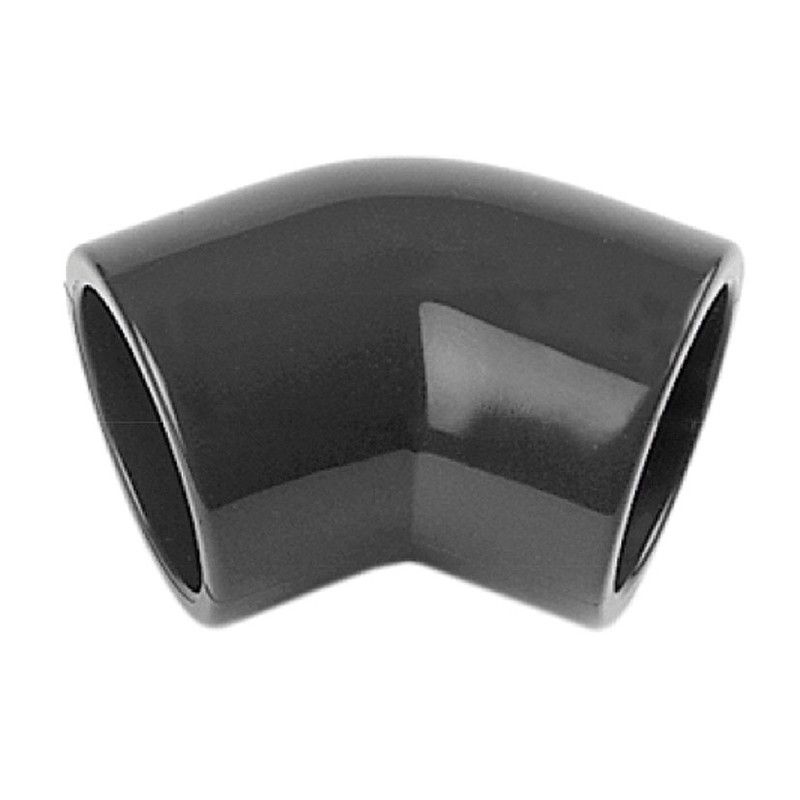Accesorios PVC presión encolar CREARPLAST. Acc.Pres.Encolar. Codo H-H 50-45º