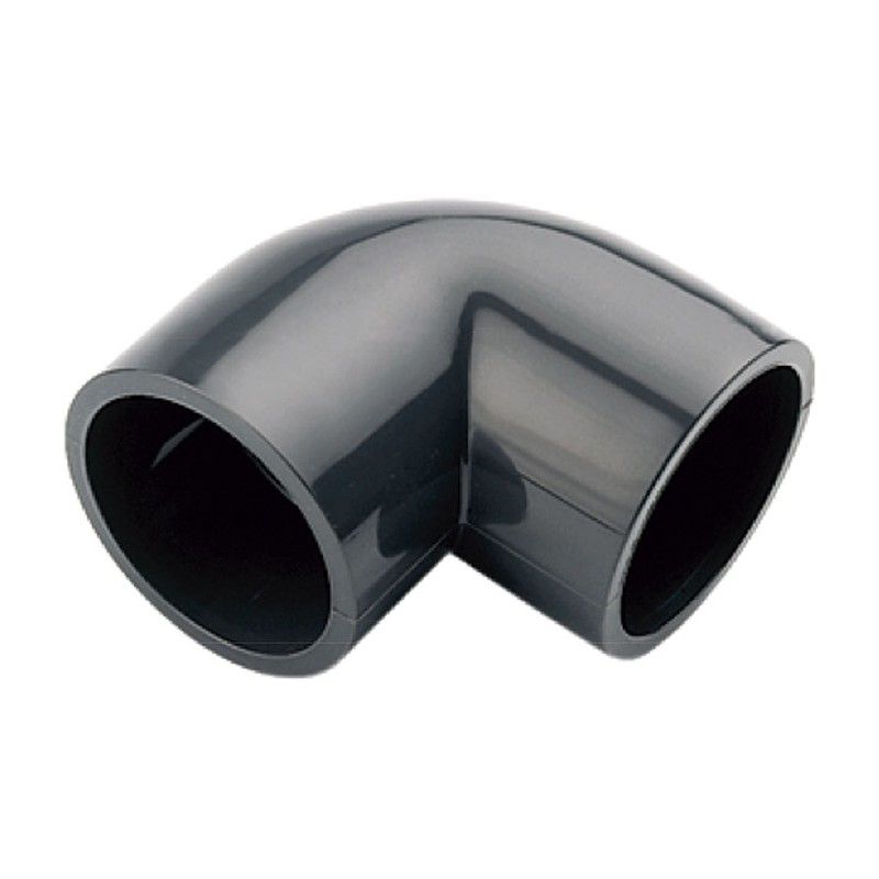 Accesorios PVC presión encolar CREARPLAST. Acc.Pres.Encolar. Codo H-H 63-90º