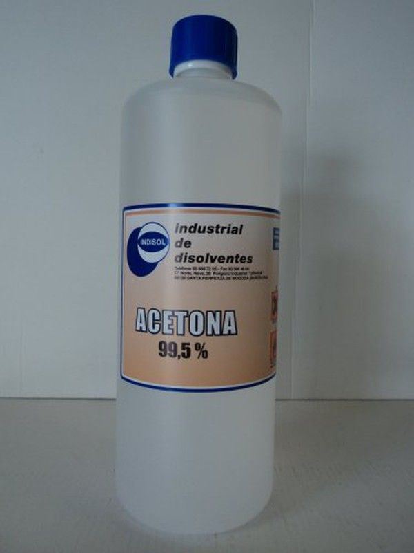 Acetona Pura Indisol 99.5% 1000