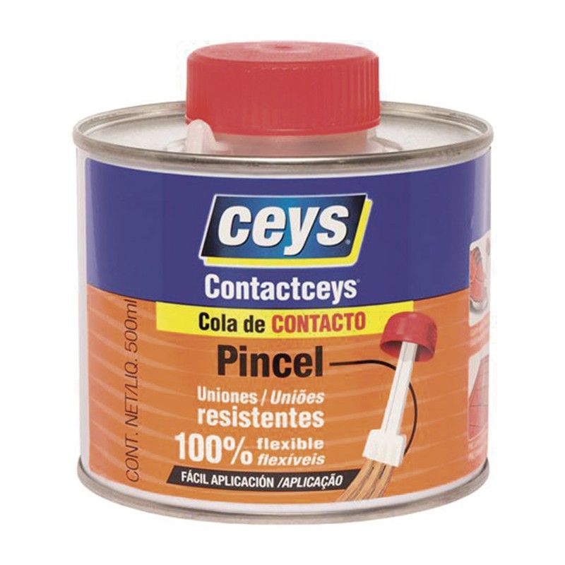 Adhesivo contacto CEYS Contactcyes. Cola Contacto Contacceys Pincel 500