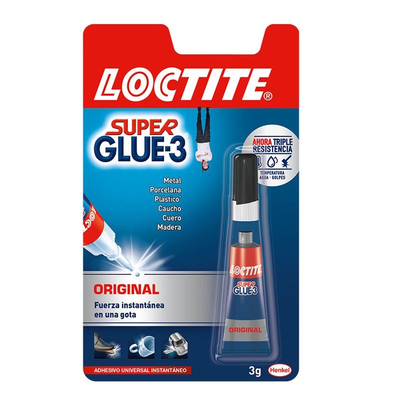 Adhesivo instantáneo LOCTITE Super Glue-3 Super Glue-3 3 Grs.
