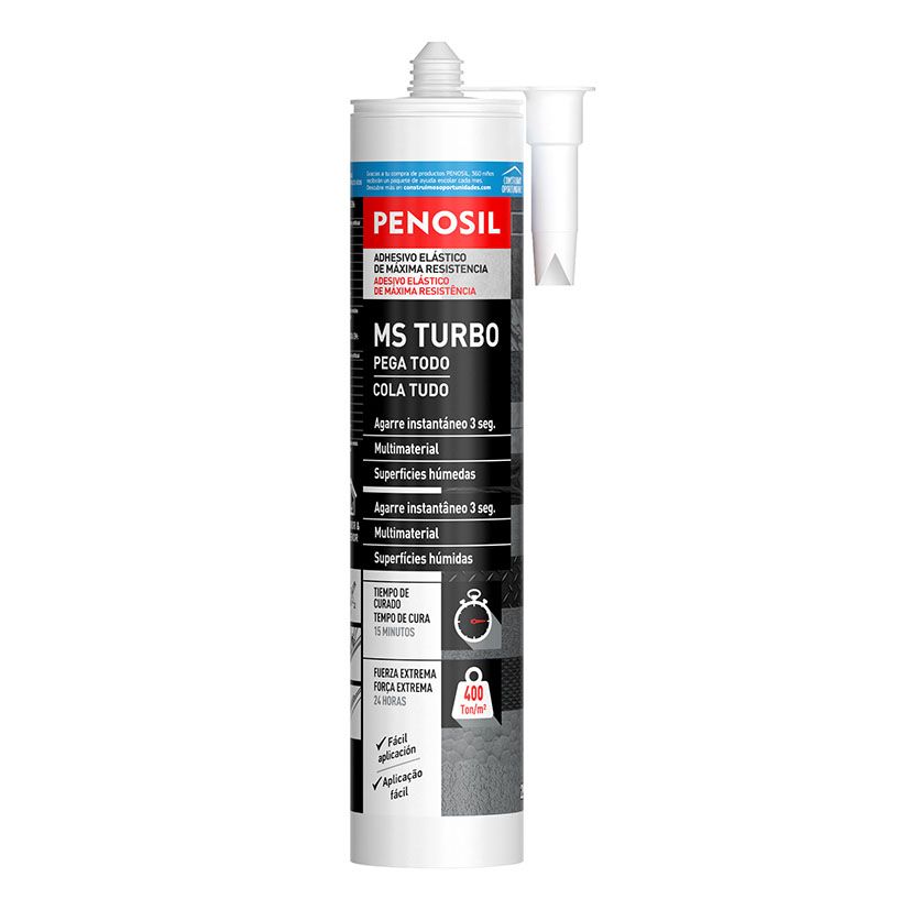 Adhesivo Ms Penosil Turbo 290 Ml. Gris