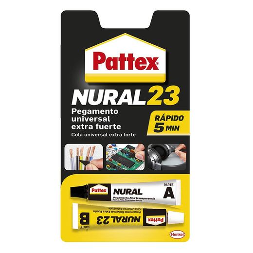 Adhesiu PATTEX Nural 23. Cola Universal Nural 23. 22 C.C.