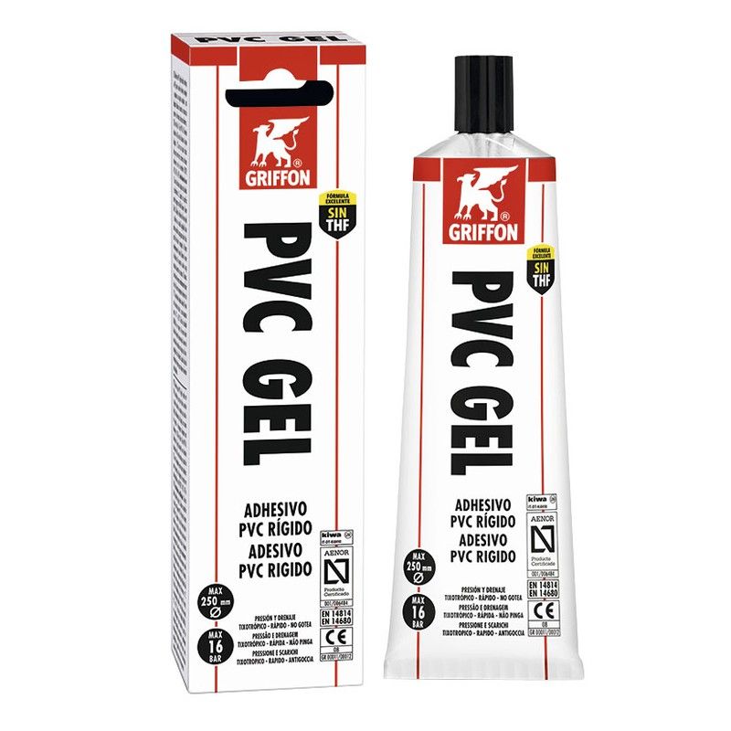 Adhesivo Pvc R�Pido Griffon.125 Ml.