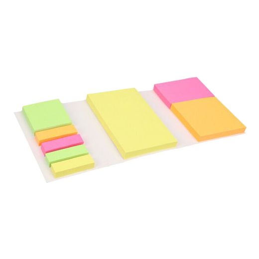 Adesivos Memo Bl. Cores Neon Sortidas