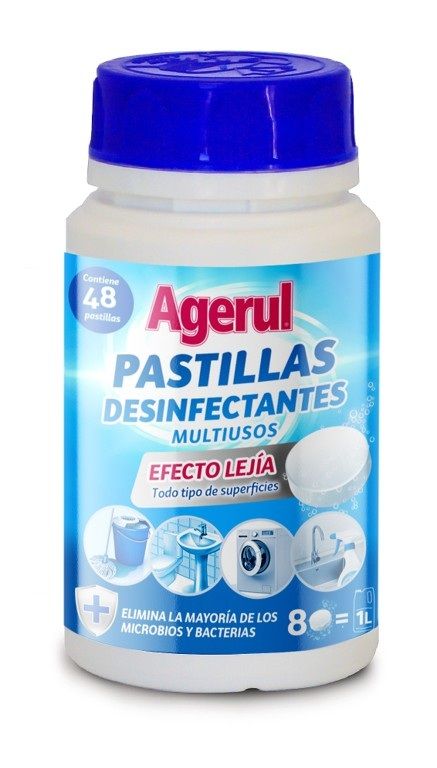 Agerul Pastilles Lejia Desinfectant 48U