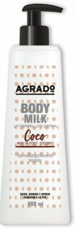 Agrado Body Milk Dosif. Coco 400 Ml