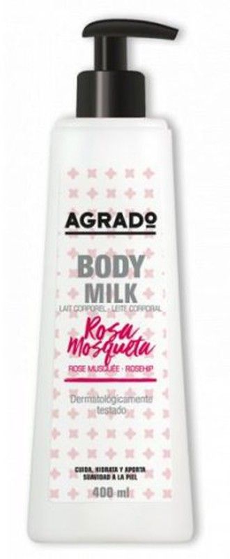 Agrado Body Milk Dosif. Rosa Mosq. 400Ml