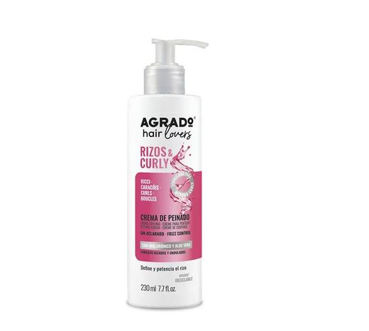 Agrado Crema Cap.Sin Aclar. Rizos 230Ml
