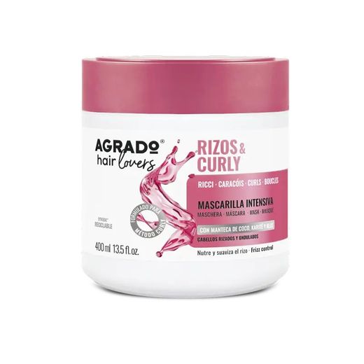 Agrado Masc. Capilar Rizos Curly 400 Ml