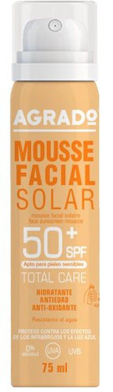 Agrado Solar Mousse Facial 75 Ml Fp-50