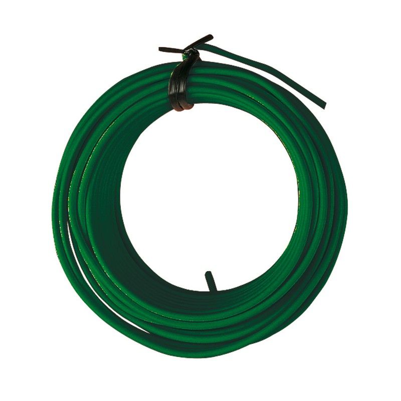 Alambre hierro plastificado Alambre Hº.Plast.Verde Rollo 5Om.