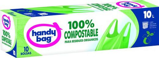 Sac poubelle compostable Albal (10) 10L