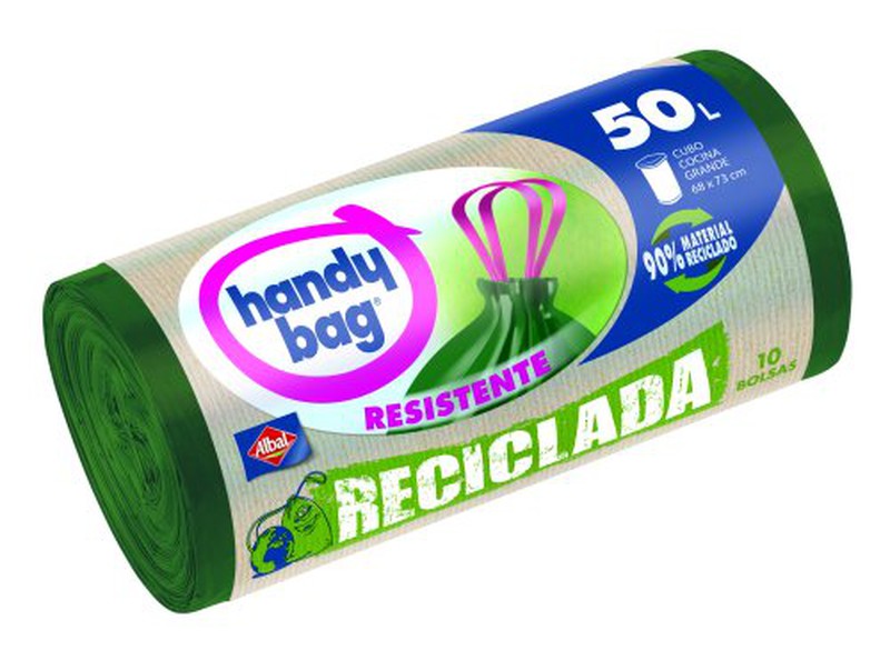 Albal Bolsa Basura Reciclada 100%(10)50L — Ferretería Roure Juni
