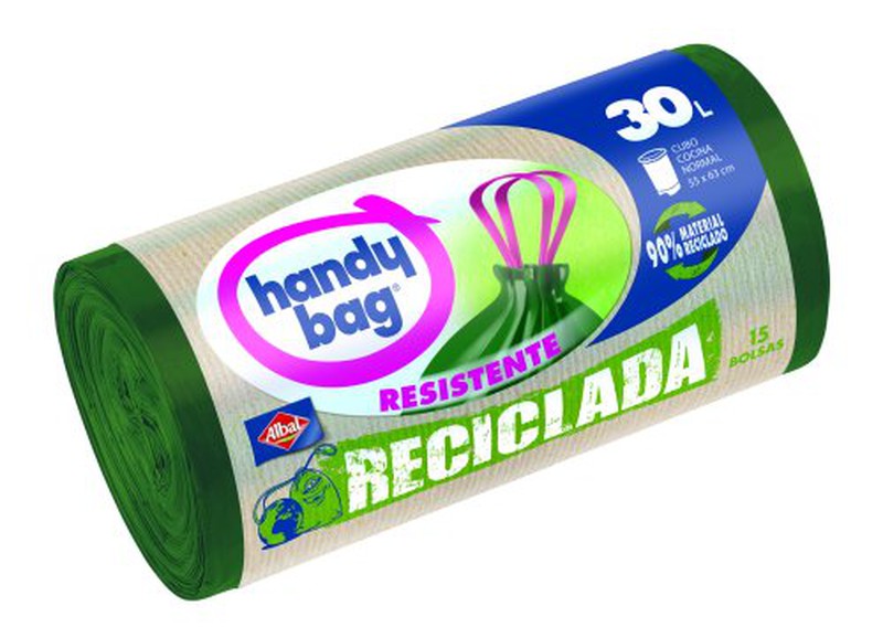 Albal Bolsa Basura Reciclada 100%(15)30L — Ferretería Roure Juni