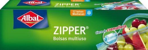 Zíper Albal Zíper (12) 1L Med20X15