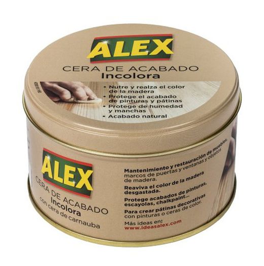 Alex Lata de Cera 500 Incolor/Todos os Tipos