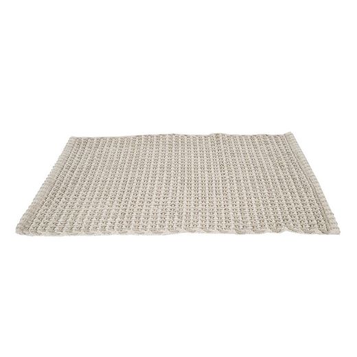 Alfombra Algodon Trenzado 50X90Cm. Topo