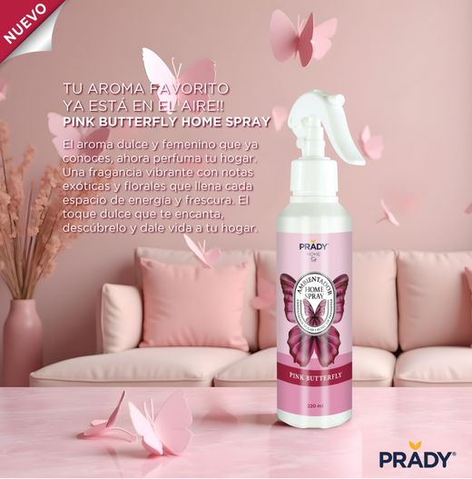 Ambientador Pistola 220Ml. Pink Butterfl