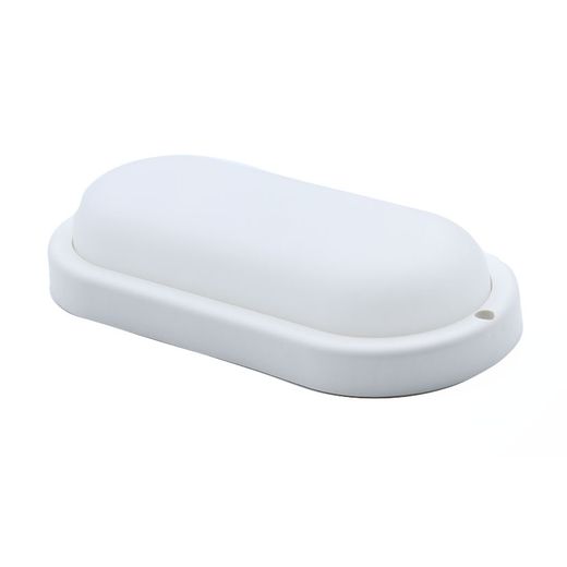 Aplique Exterior 18w 6400k Oval C/Sensor