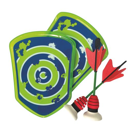 AQUA DARTS. Incluye 2 escudos con objetivo incorporado y dardos acuáticos diseñados para flotar y v