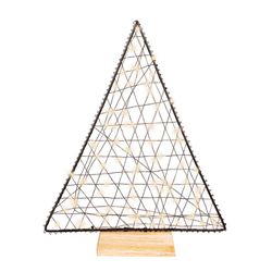Arbre decoratiu. Metall micro led.  30-38 cm.