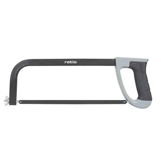 Arco sierra metálico mango bi-material. 300 mm. RATIO BASIC