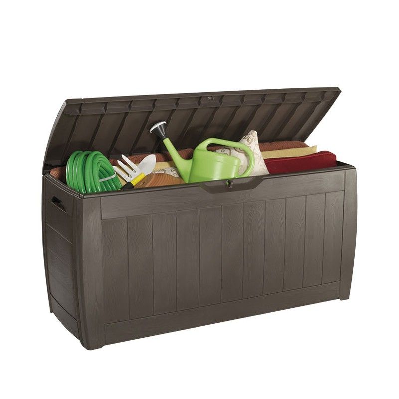 Arcón exterior KETER Hollywood marrón Arcón Hollywood. 270 L. Marron