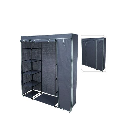 Armoire auxiliaire en toile 141 x 45 x 167 cm