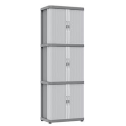 Armoire modulaire roulante en résine 3