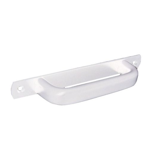 Asa placa redonda carpintería aluminio MICEL 6803. Asa Placa Redonda 6803 Aluminio Blanco