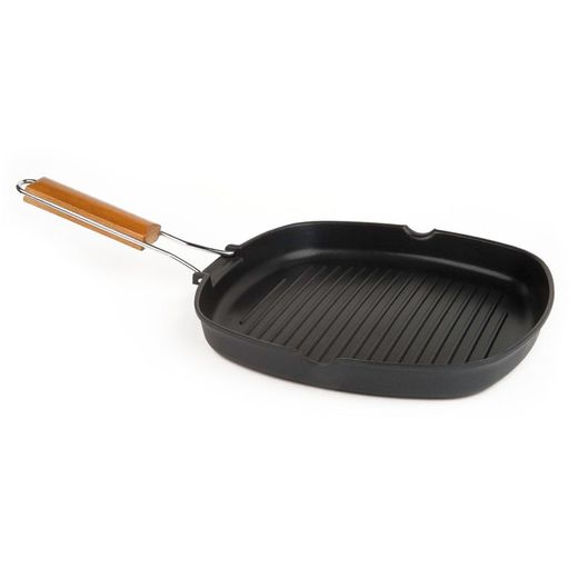Asador grill de aluminio fundido. Asador Grill Alum. Fundido 28X28 Cm.