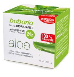 Crème hydratante visage à l'aloe vera Babaria 50