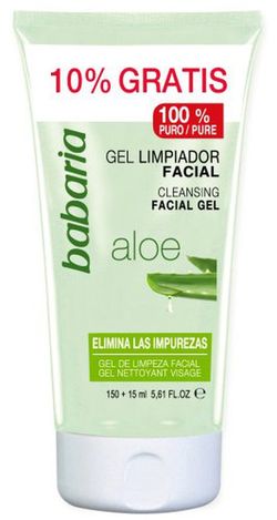 Gel nettoyant visage à l'aloe vera Babaria 150