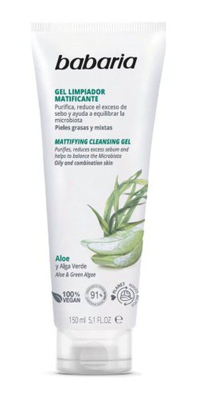 Gel nettoyant visage à l'aloe vera Babaria 150