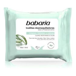 Lenços demaquilantes Babaria Aloe (20)