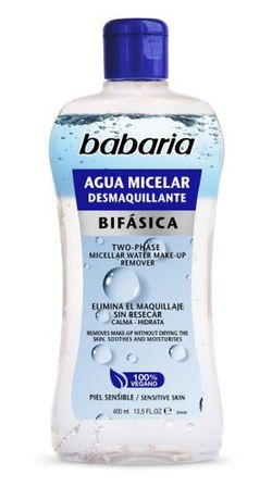 Eau micellaire biphasique visage Babaria 400