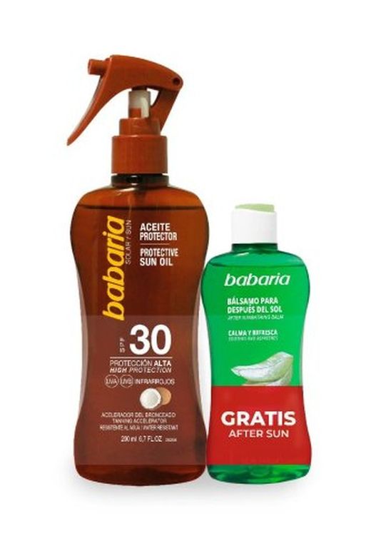 Pistola de óleo Babaria Sol 200 F30 + popa