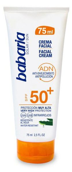 Babaria Sol Crema Facial Aloe 75 F-50