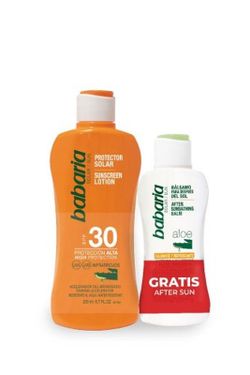 Babaria Leite Solar 200 F30 Aloe + Pós-S