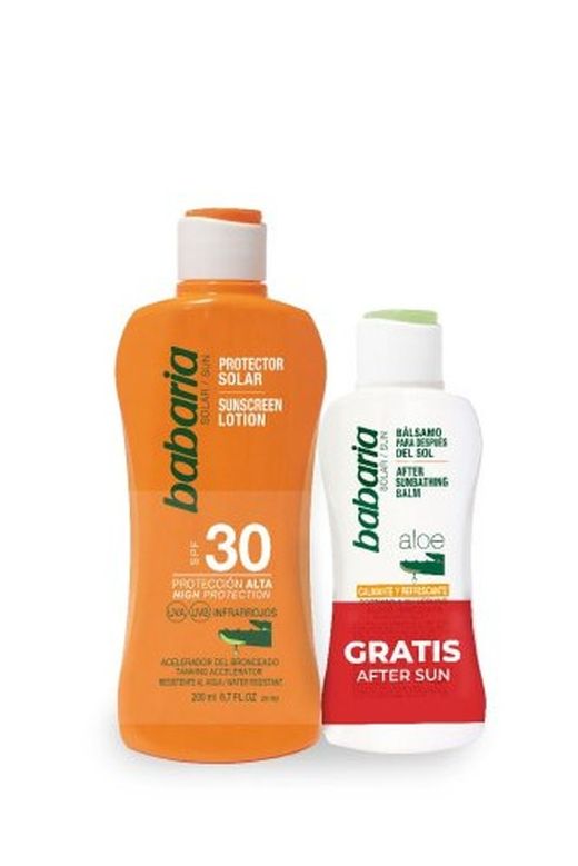 Babaria Leite Solar 200 F30 Aloe + Pós-S