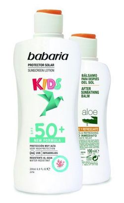 Babaria Sol Niños Leite 200 F50+ + Pós