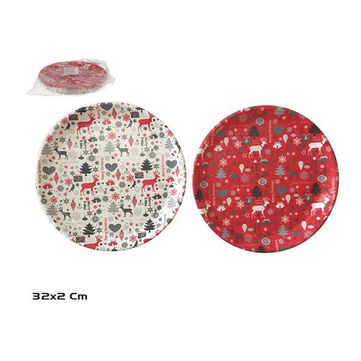 Baix Plat Mosaic Luh 32 Cm. Assortiment
