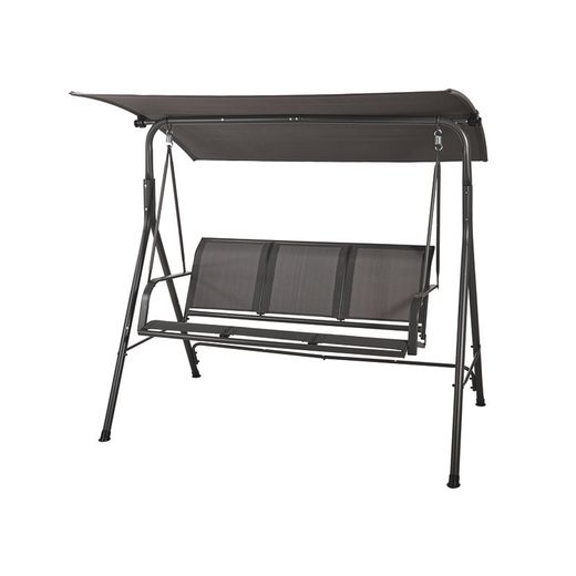 Balancín Metálico Gris 3 Plazas