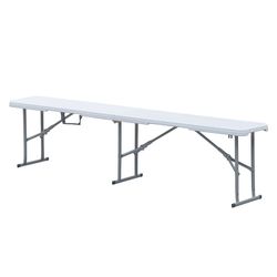 Banco de polietileno 182x28x43 cm