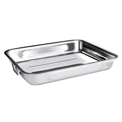 Bandeja horno IBILI Rustidera Inox.Asas Abatib.30X22Cm.