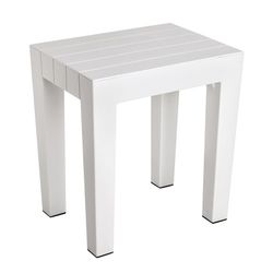 Banc de douche TATAY Lombok Tabouret Salle de bain Lombok Blanc Tatay